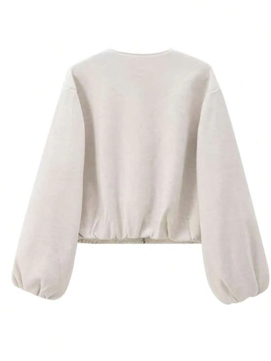 Freya | Short Zip-Up Jacket in Effortless Style for Autumn & Winter