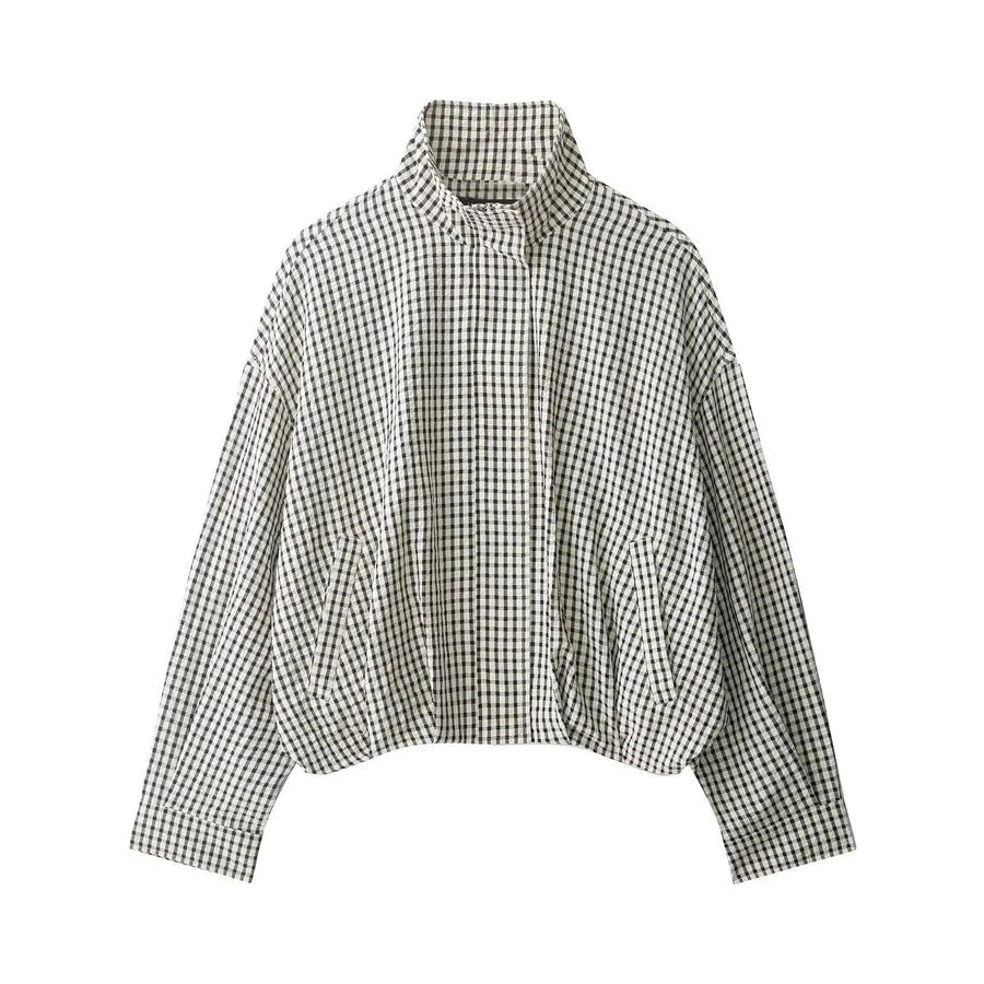 Freya | Timeless Plaid Shacket for Autumn