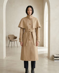 Ella | Elegant Trench Coat for Winter - Front View