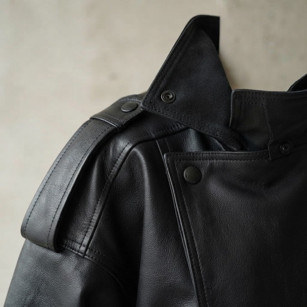 Amelia | Effortless Bomber Jacket for Autumn/Winter - Detail Close-Up