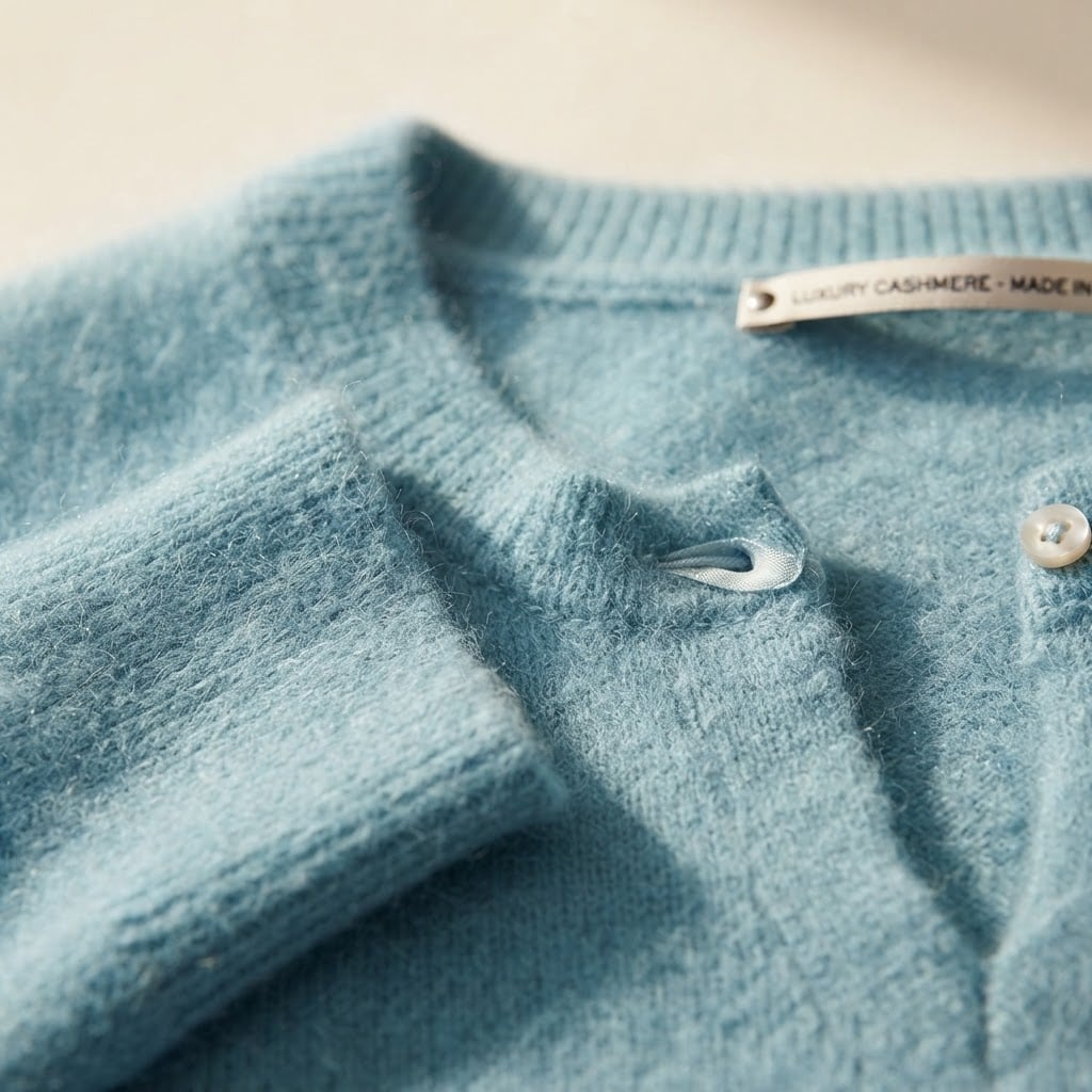 Amelia | Effortless Knit Sweater for Autumn/Winter - Detail Close-Up