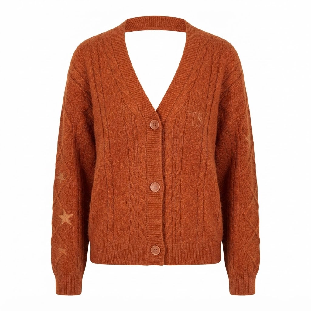 Amelia | Elegant Cable-Knit Cardigan for Autumn/Winter - Product Photo