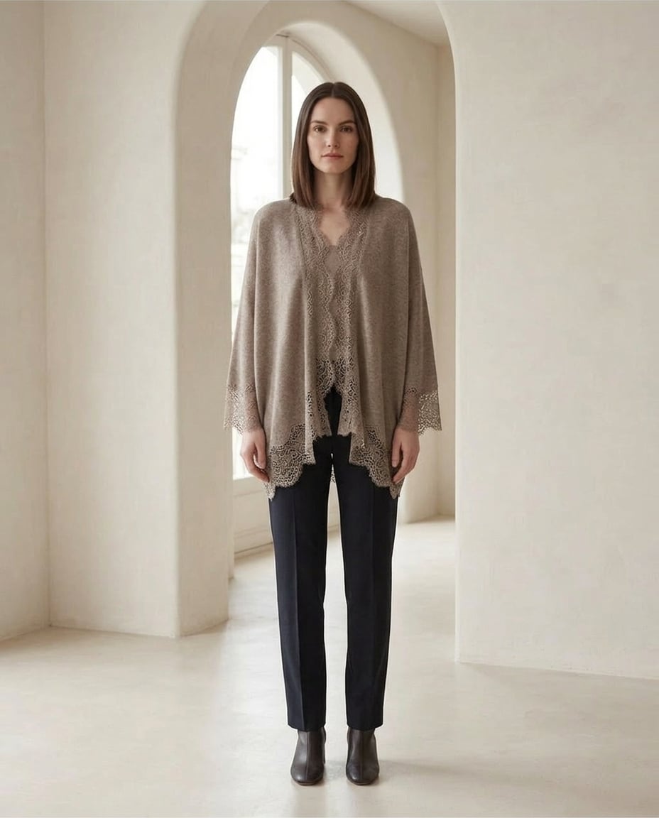 Amelia | Elegant Cardigan for Autumn/Winter - Front View
