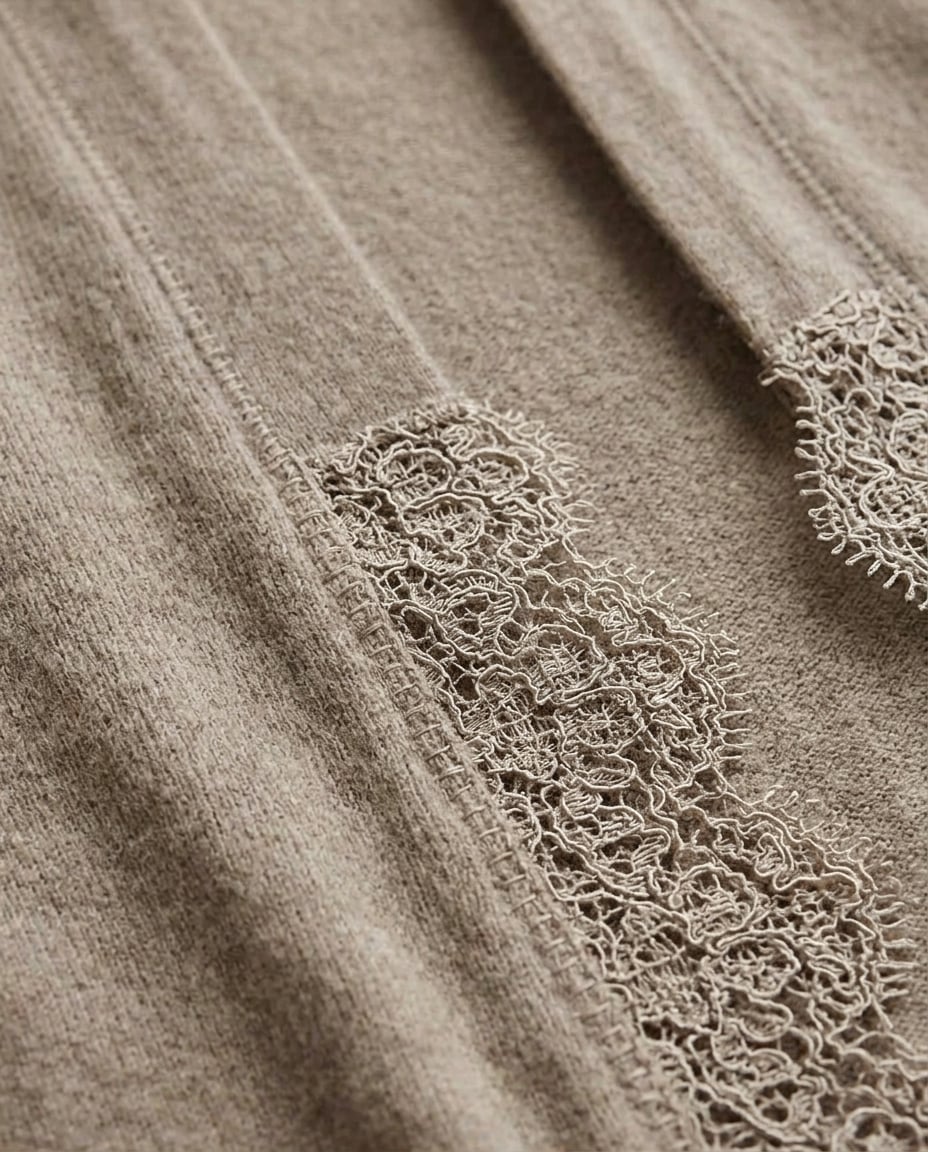 Amelia | Elegant Cardigan for Autumn/Winter - Detail Close-Up