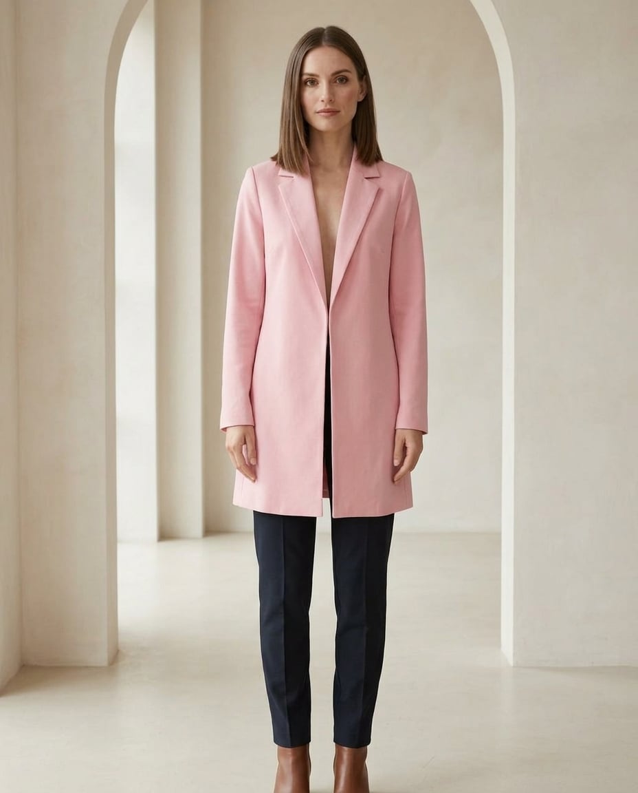 Amelia | Elegant Longline Blazer for Autumn/Winter - Front View