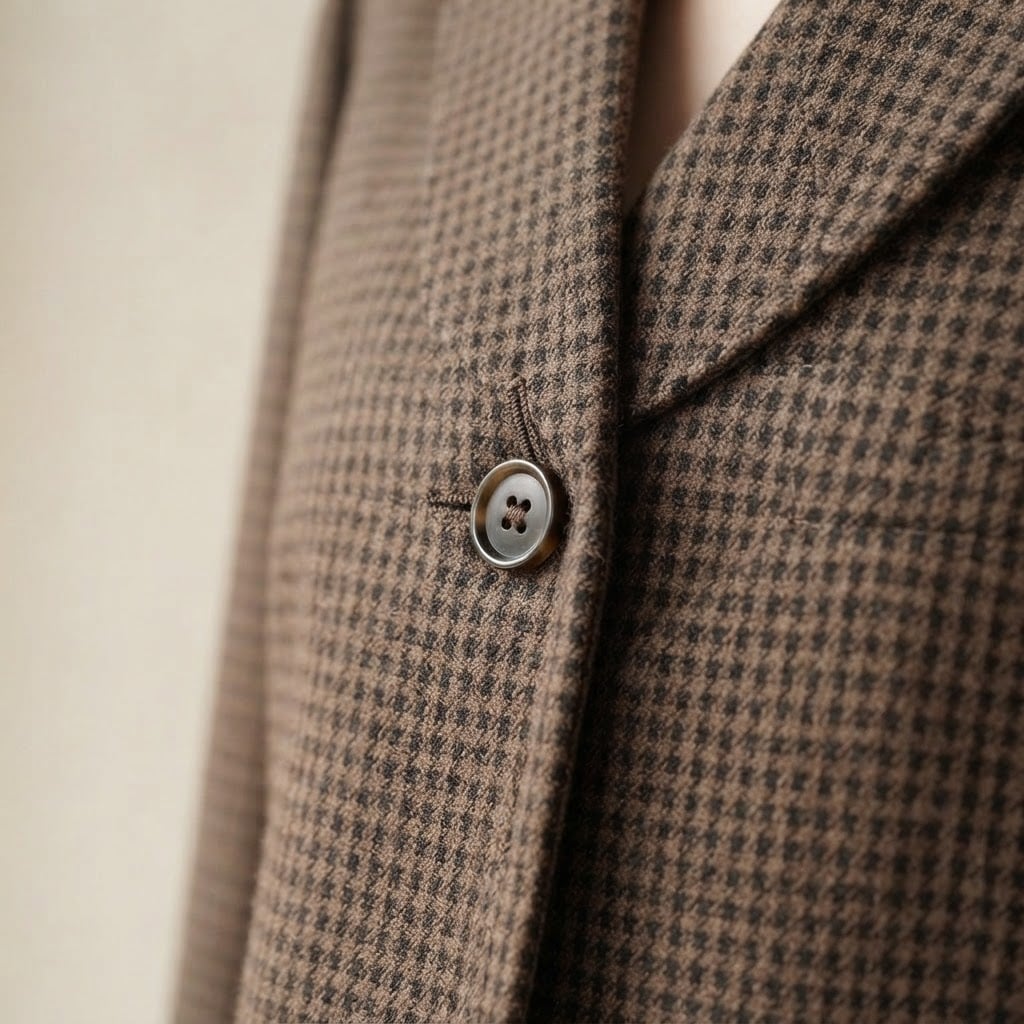 Amelia | Elegant Three-Piece Suit Set for Autumn/Winter - Detail Close-Up