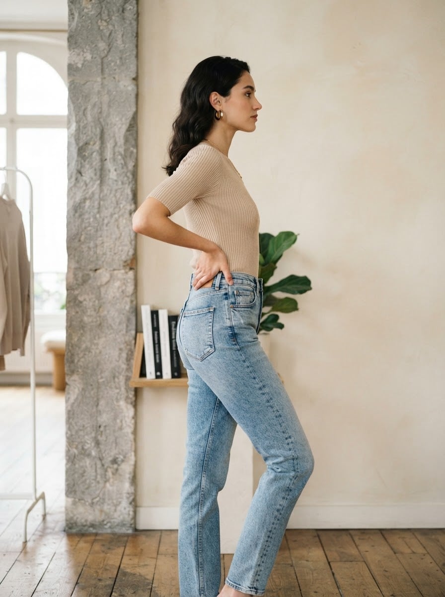 Amelia - Refined Stretch Denim for Autumn/Winter — light blue part-2