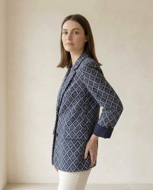 Amelia | Sophisticated Jacket for Autumn/Winter — side | Maison Perigee