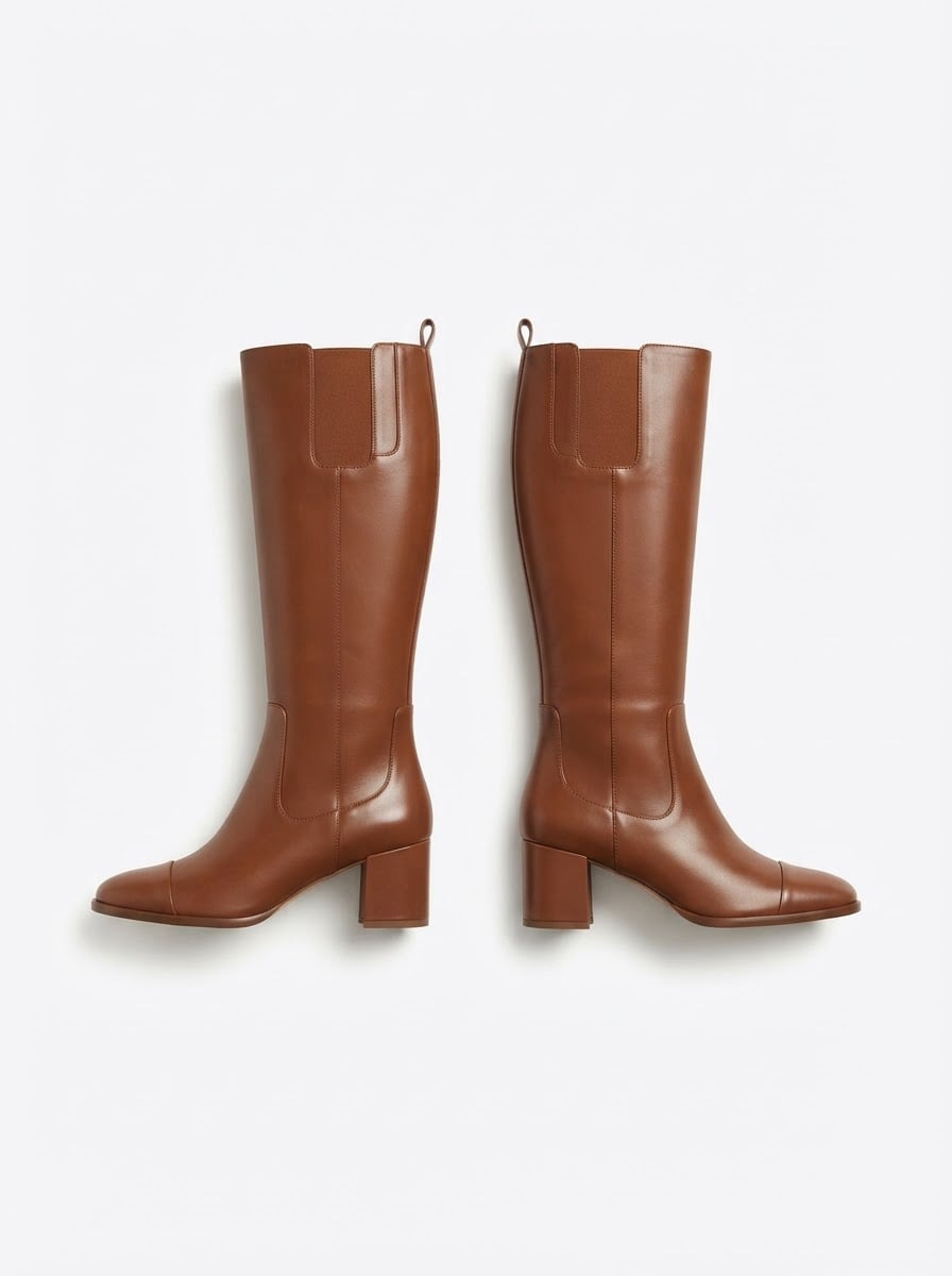 Amelie - Chelsea Riding Boots - flat lay
