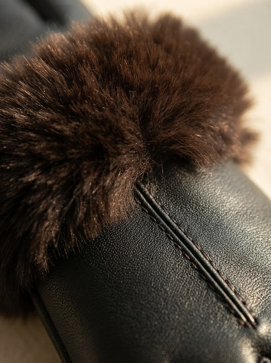 Amelie - Luxe Winter Accessory - detail close-up