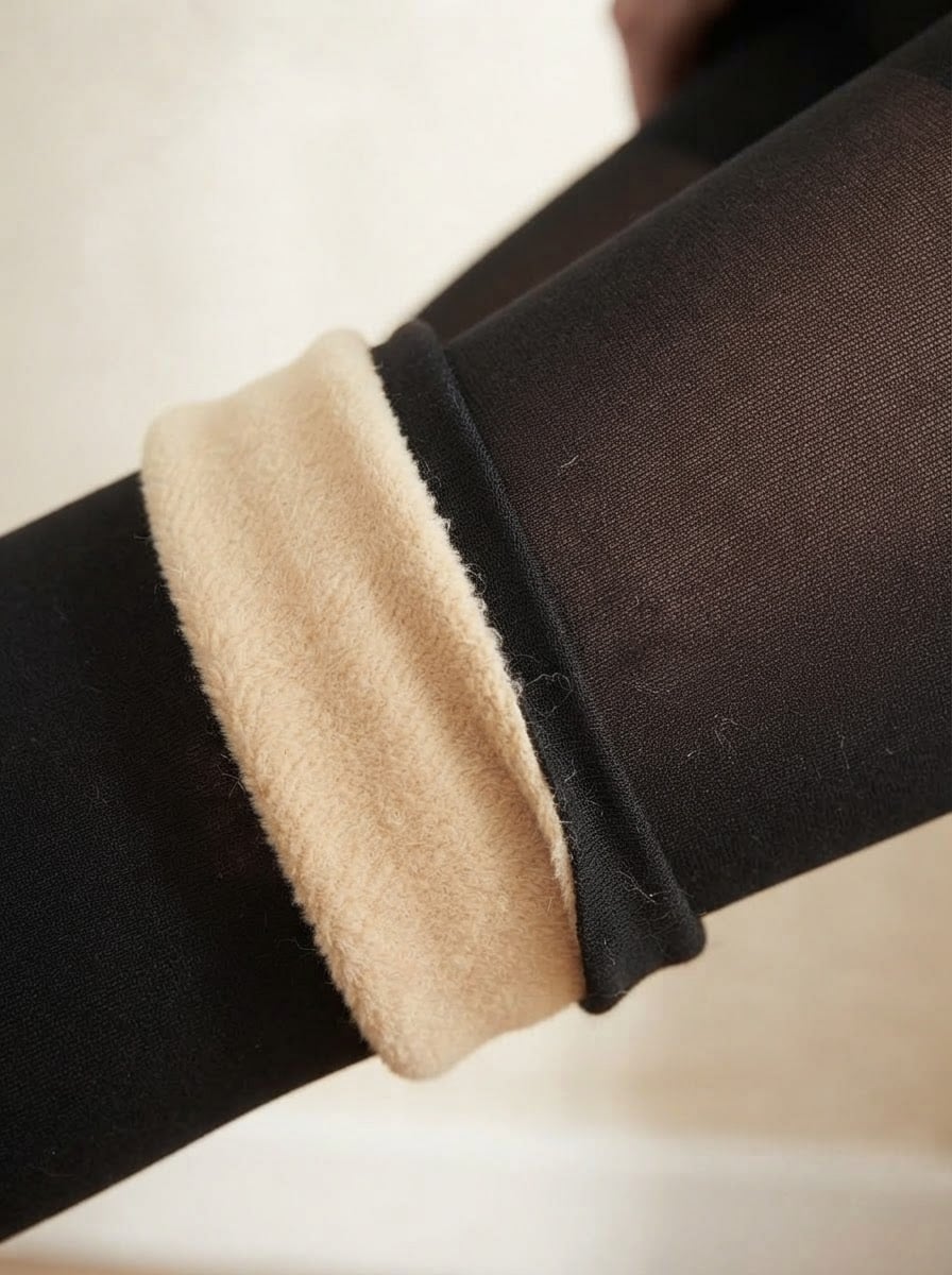 Amelie - Thermal Fleece Leggings - detail close-up