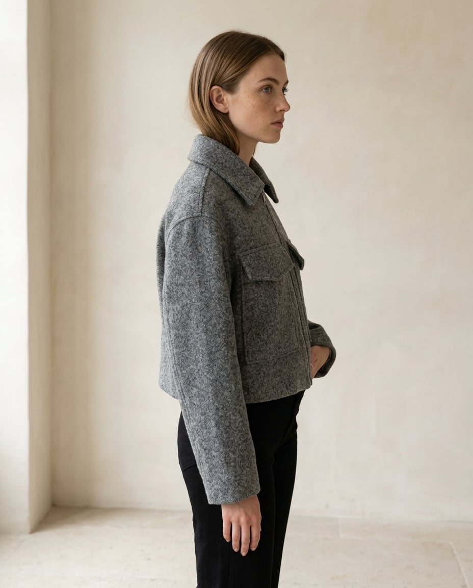 Anouk | Classic Boxy Tweed Jacket for Winter — Maison Perigee — part-2