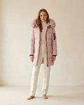 Beatrice - Timeless Fur-Collar Hooded Parka - front view