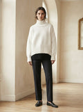 Camille - Oversized Chunky Knit Jumper - front view