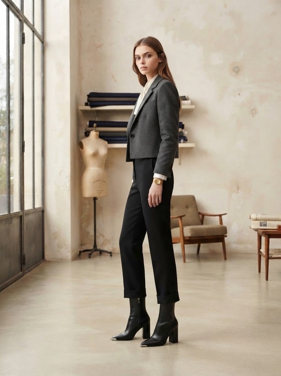 Charlotte - Chelsea Riding Boots - side view
