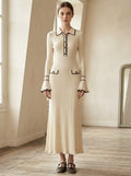 Charlotte - Cosy Knit Sweater Dress - front view
