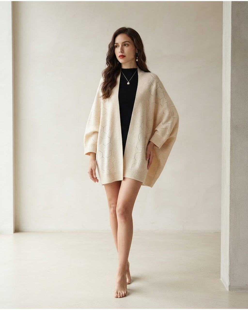 Charlotte | Effortless Cardigan for Autumn/Winter - Front View