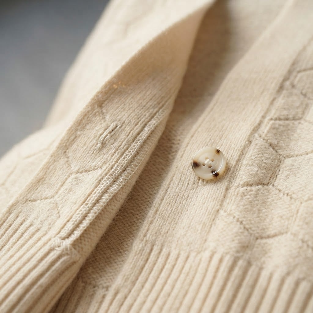 Charlotte | Effortless Cardigan for Autumn/Winter - Detail Close-Up