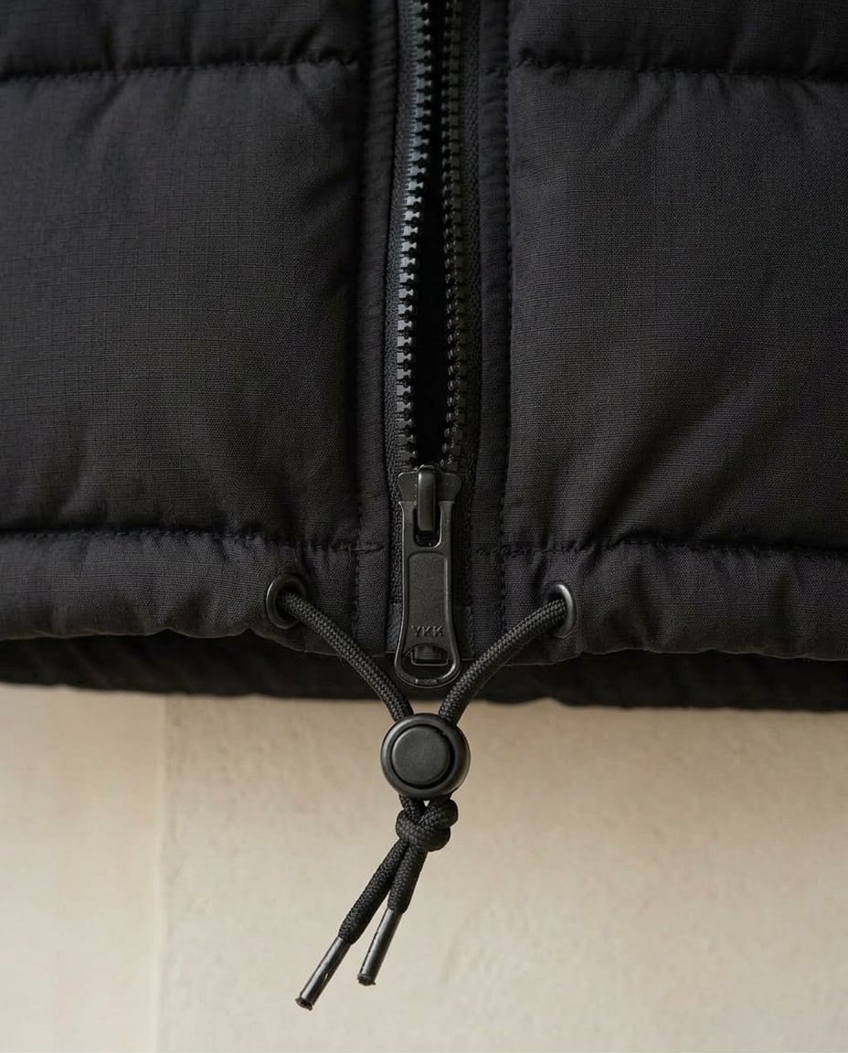 Charlotte | Effortless Quilted Vest for Autumn/Winter — detail | Maison Perigee