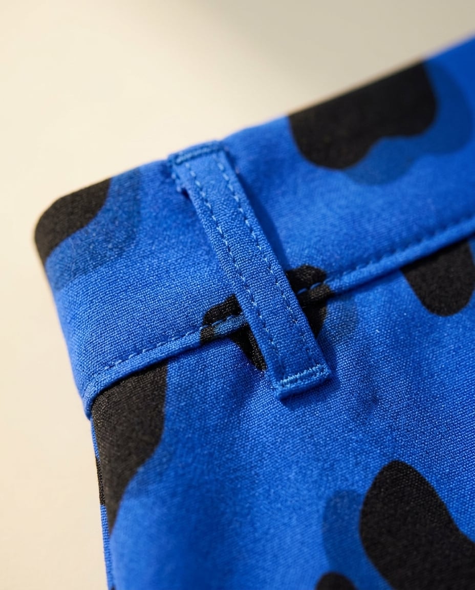 Charlotte | Elegant Leopard Print Midi Skirt for Autumn/Winter — detail | Maison Perigee