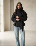 Charlotte | Elegant Textured Jacket for Autumn/Winter - Front View
