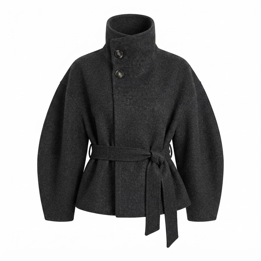 Charlotte | Elegant Textured Jacket for Autumn/Winter - Product Photo