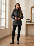 Charlotte - Luxe Faux Fur Coat for Winter - front view