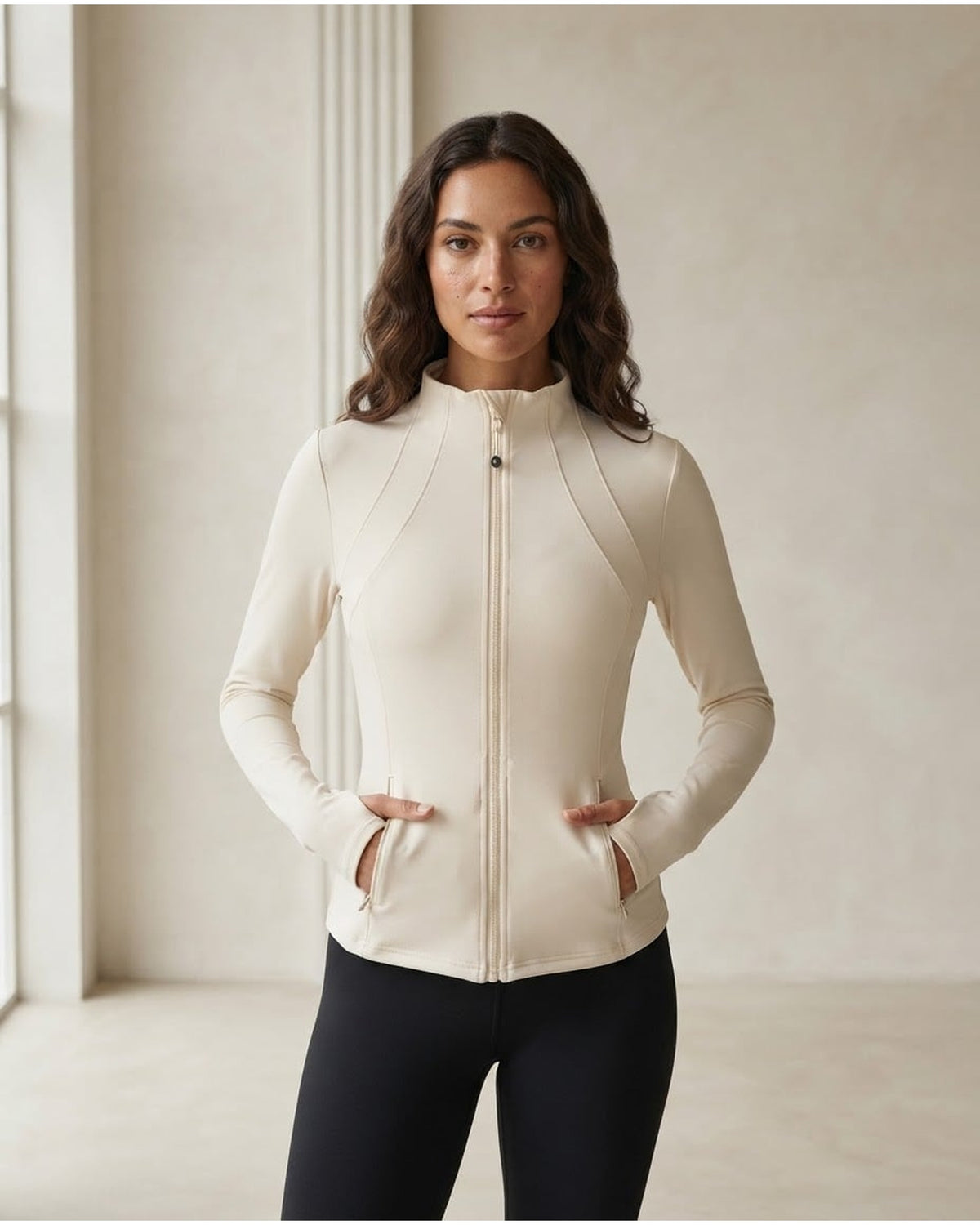 Charlotte | Refined Athletic Jacket for Autumn - Front View