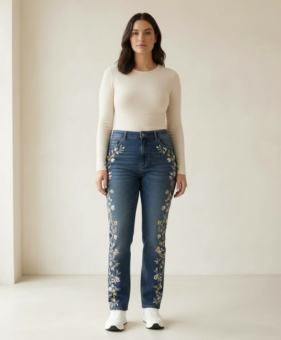 Charlotte | Refined Embroidered Jeans for Autumn/Winter - part 1