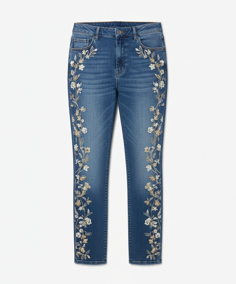Charlotte | Refined Embroidered Jeans for Autumn/Winter - part 3