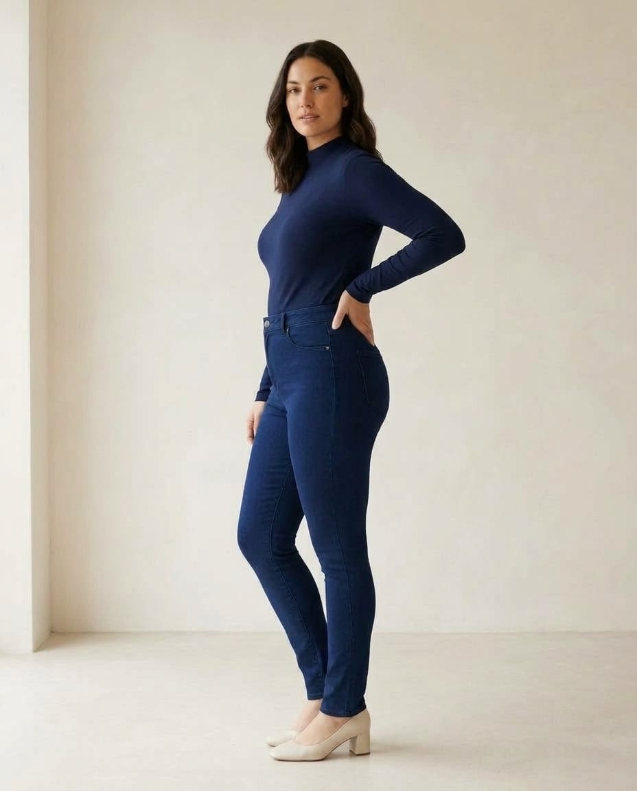 Charlotte | Refined Skinny Pants — side | Maison Perigee