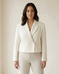 Charlotte | Refined Tweed Blazer for Autumn/Winter — front | Maison Perigee