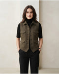 Charlotte | Refined Utility Vest for Autumn/Winter - Front View