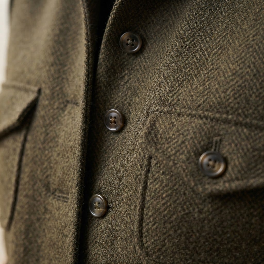 Charlotte | Refined Utility Vest for Autumn/Winter - Detail Close-Up