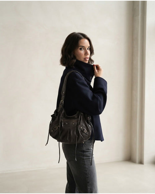 Charlotte | Refined Wool Coat for Autumn/Winter - Side View