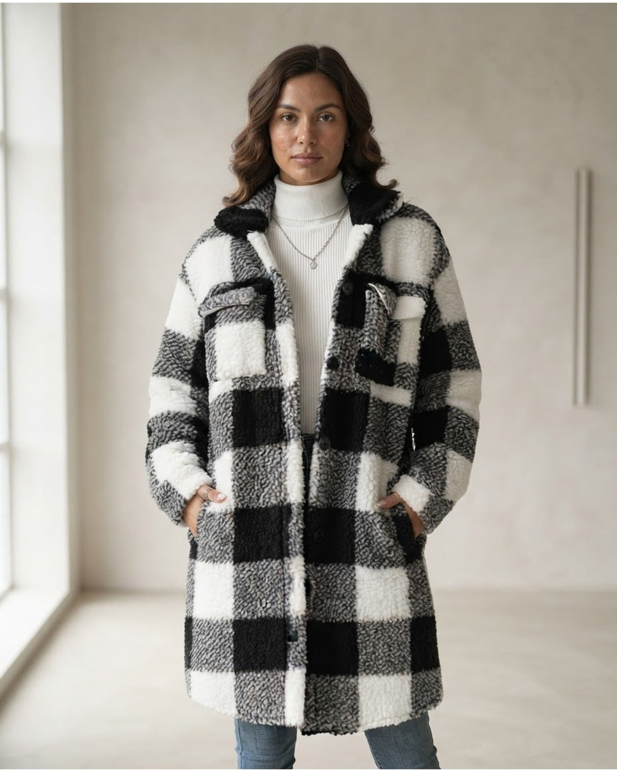 Charlotte | Sophisticated Coat for Winter - Front View