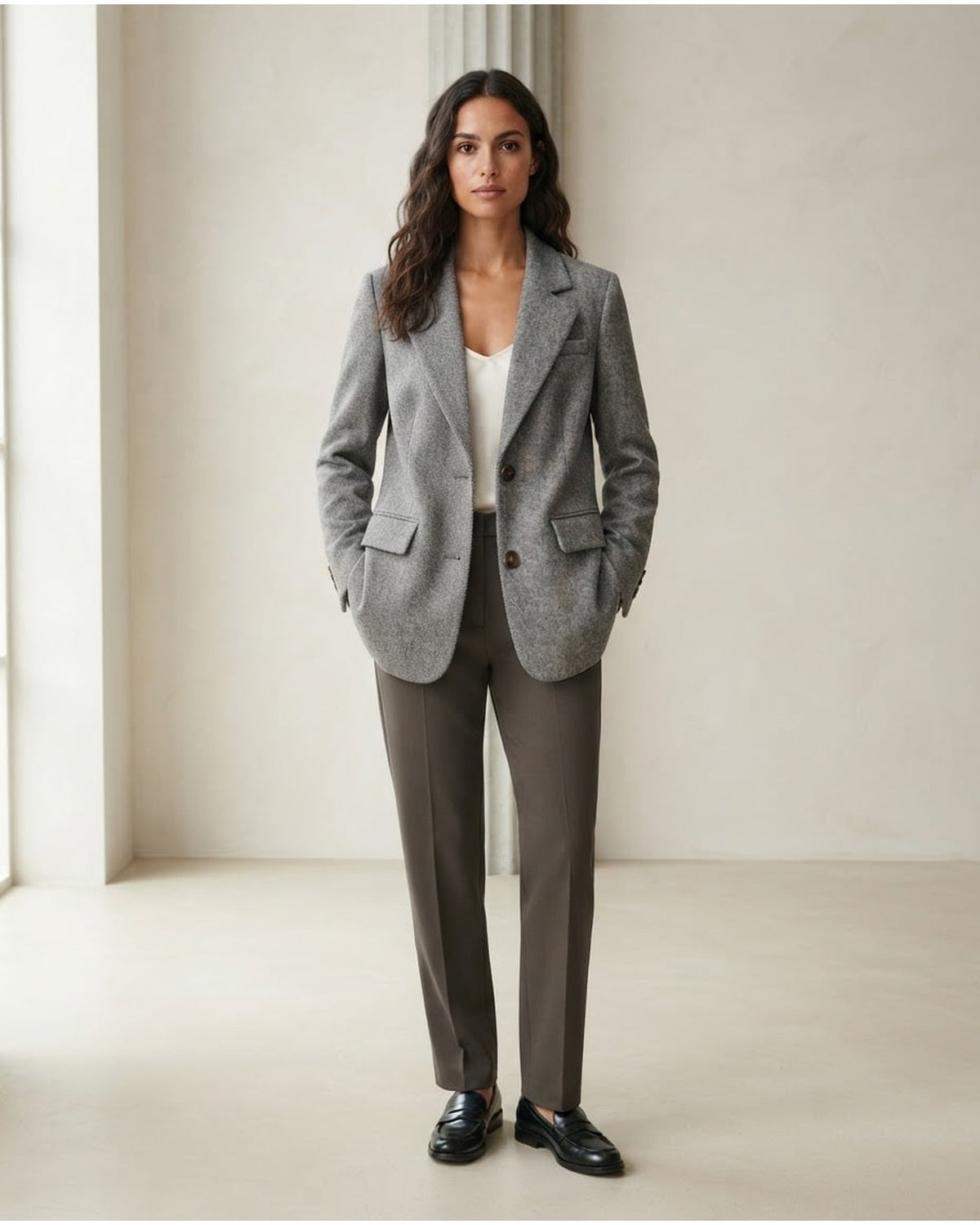 Charlotte | Timeless Blazer for Autumn/Winter - Front View