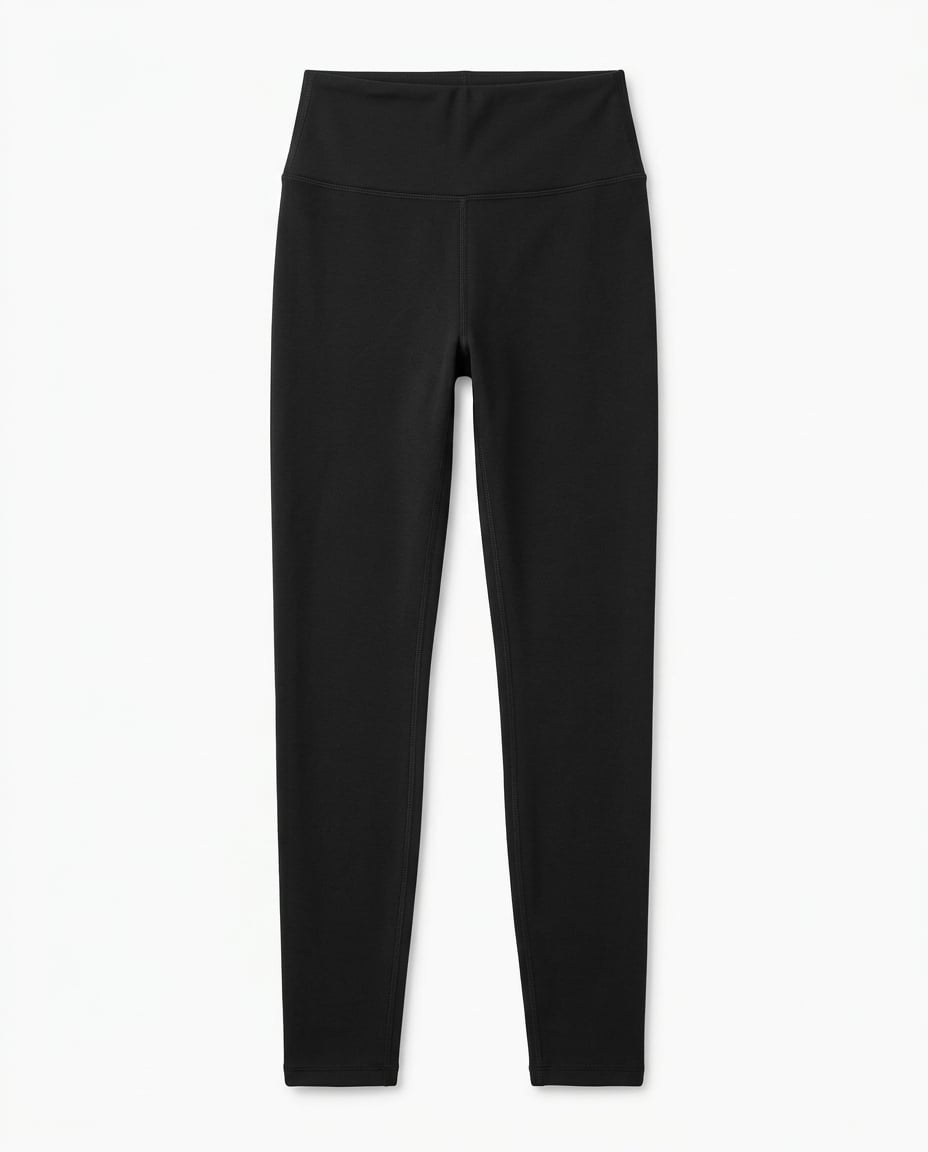 Delphine - Sculpting Fleece-Lined Compression Leggings - flat lay