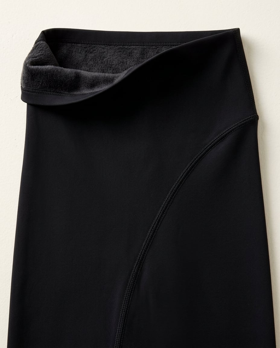 Delphine - Sculpting Fleece-Lined Compression Leggings - detail close-up