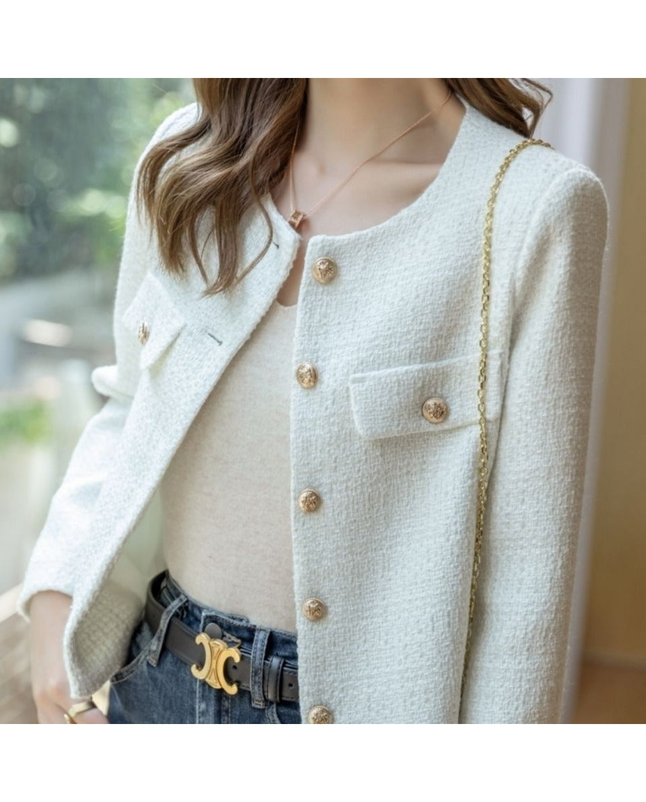 Elise - Refined Wool Coat for Autumn/Winter — product view