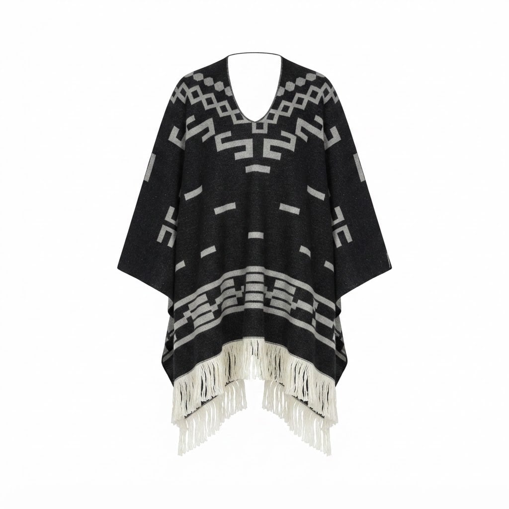 Ella | Effortless Poncho Wrap for Autumn/Winter - Product Photo