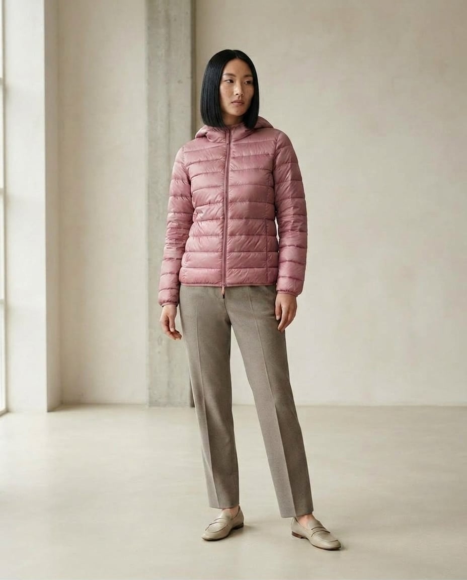 Ella | Effortless Quilted Puffer for Autumn/Winter — front | Maison Perigee