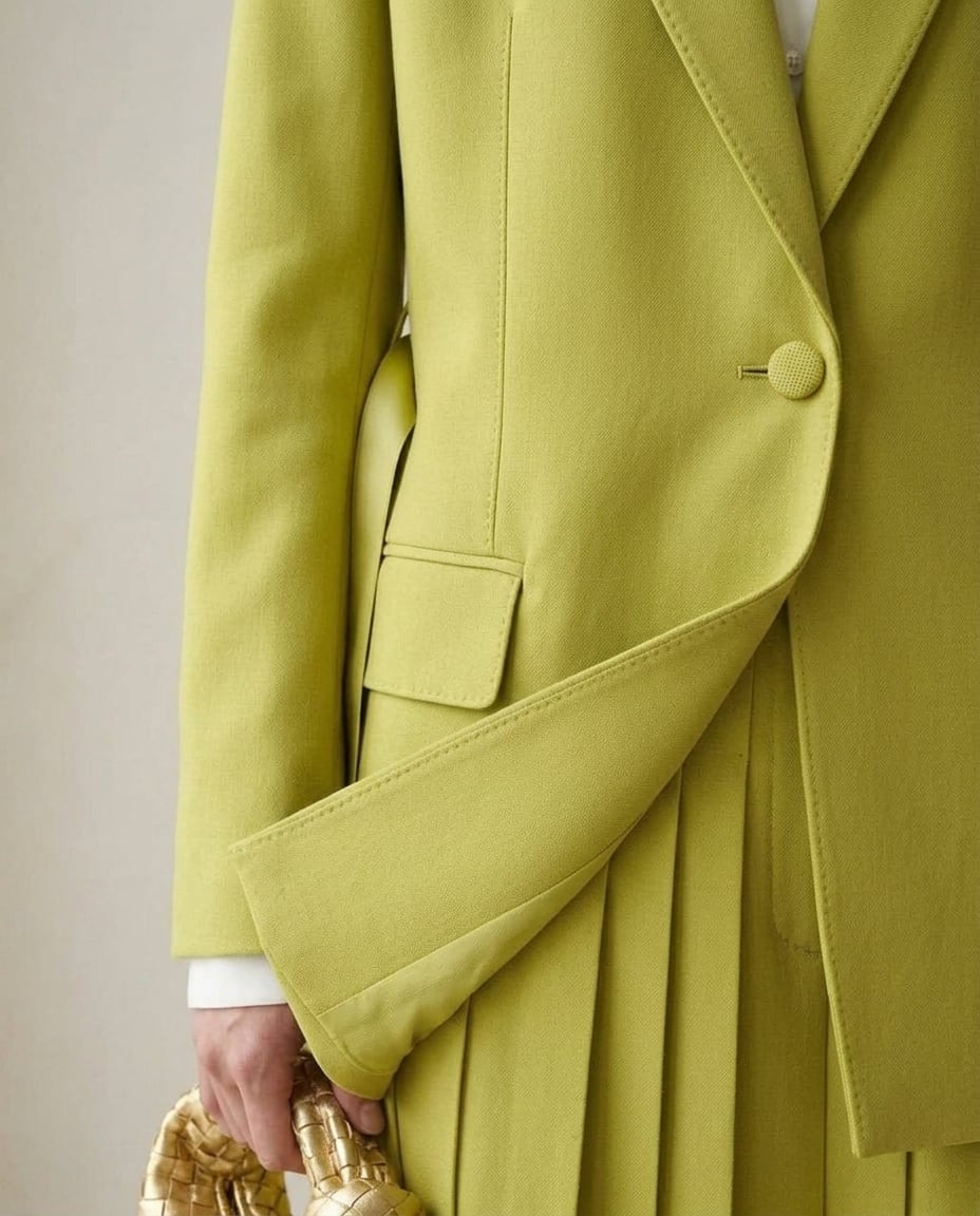 Ella | Elegant Blazer for Autumn/Winter - Detail Close-Up
