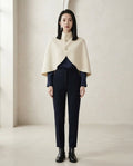 Ella | Elegant Cape Jacket for Autumn/Winter - Front View