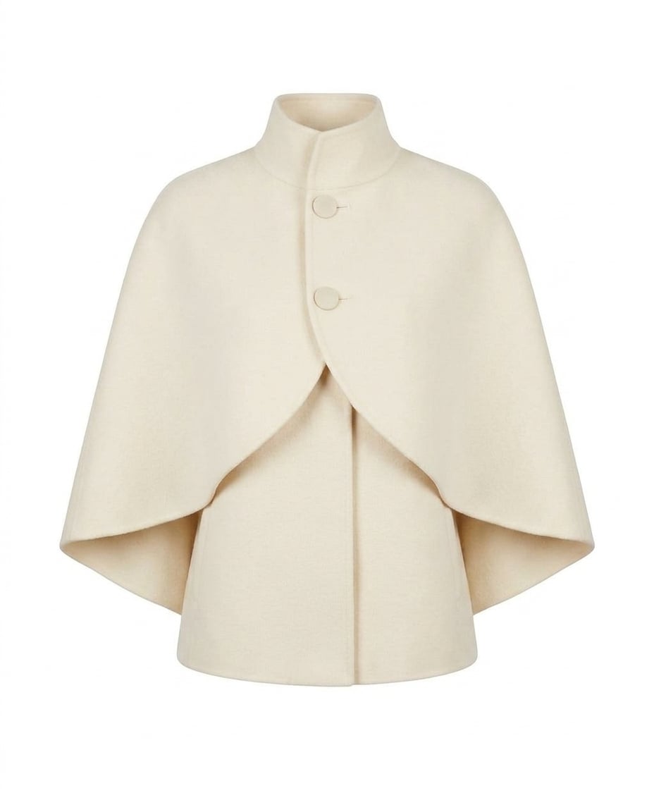 Ella | Elegant Cape Jacket for Autumn/Winter - Product Photo