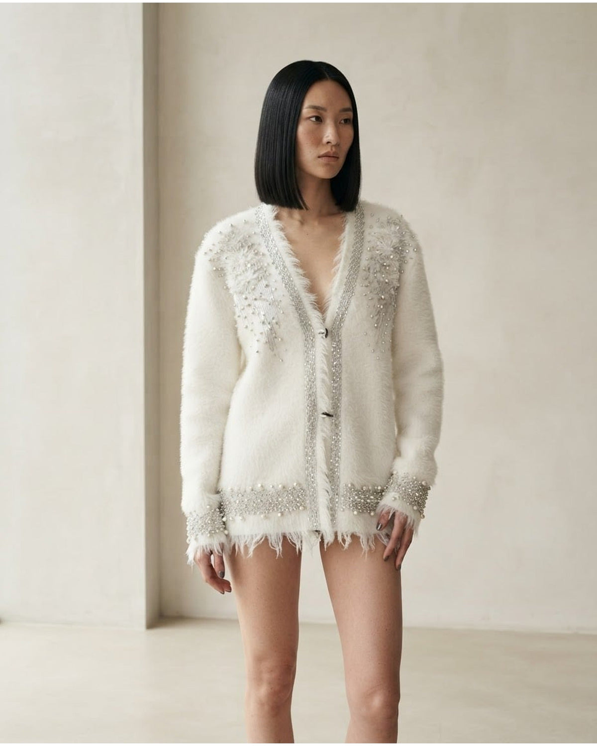 Ella | Elegant Cardigan for Autumn/Winter - Front View