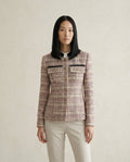 Ella | Elegant Tweed Jacket for Autumn/Winter — front | Maison Perigee
