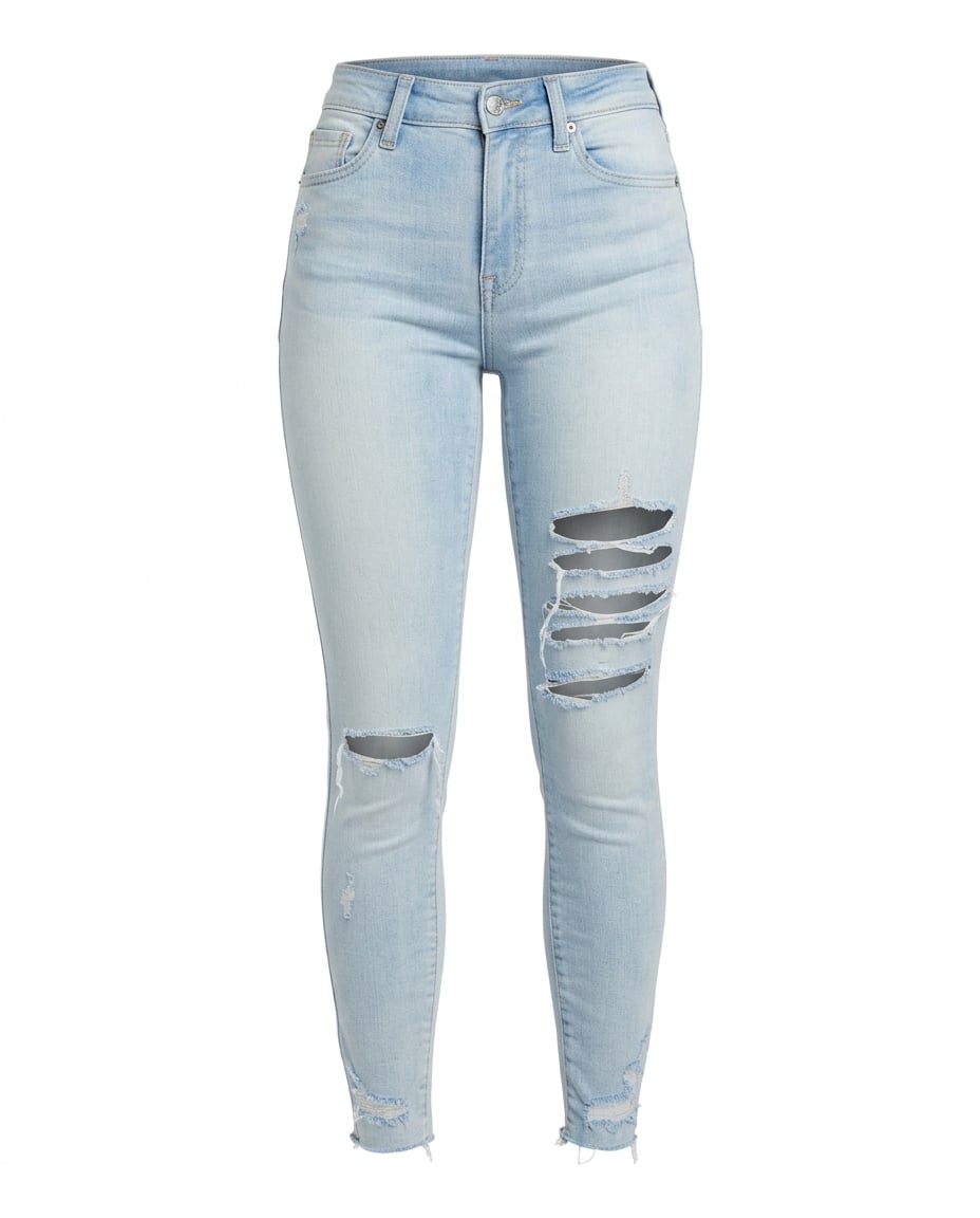 Ella | Refined Denim Jacket for Autumn/Winter — product white bg | Maison Perigee