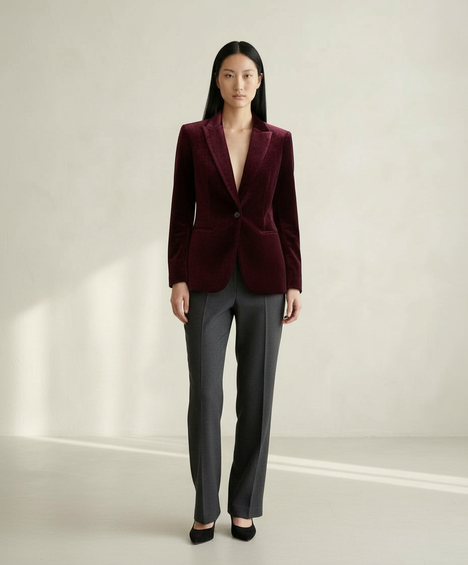 Ella | Refined Velvet Blazer for Autumn/Winter - part 1