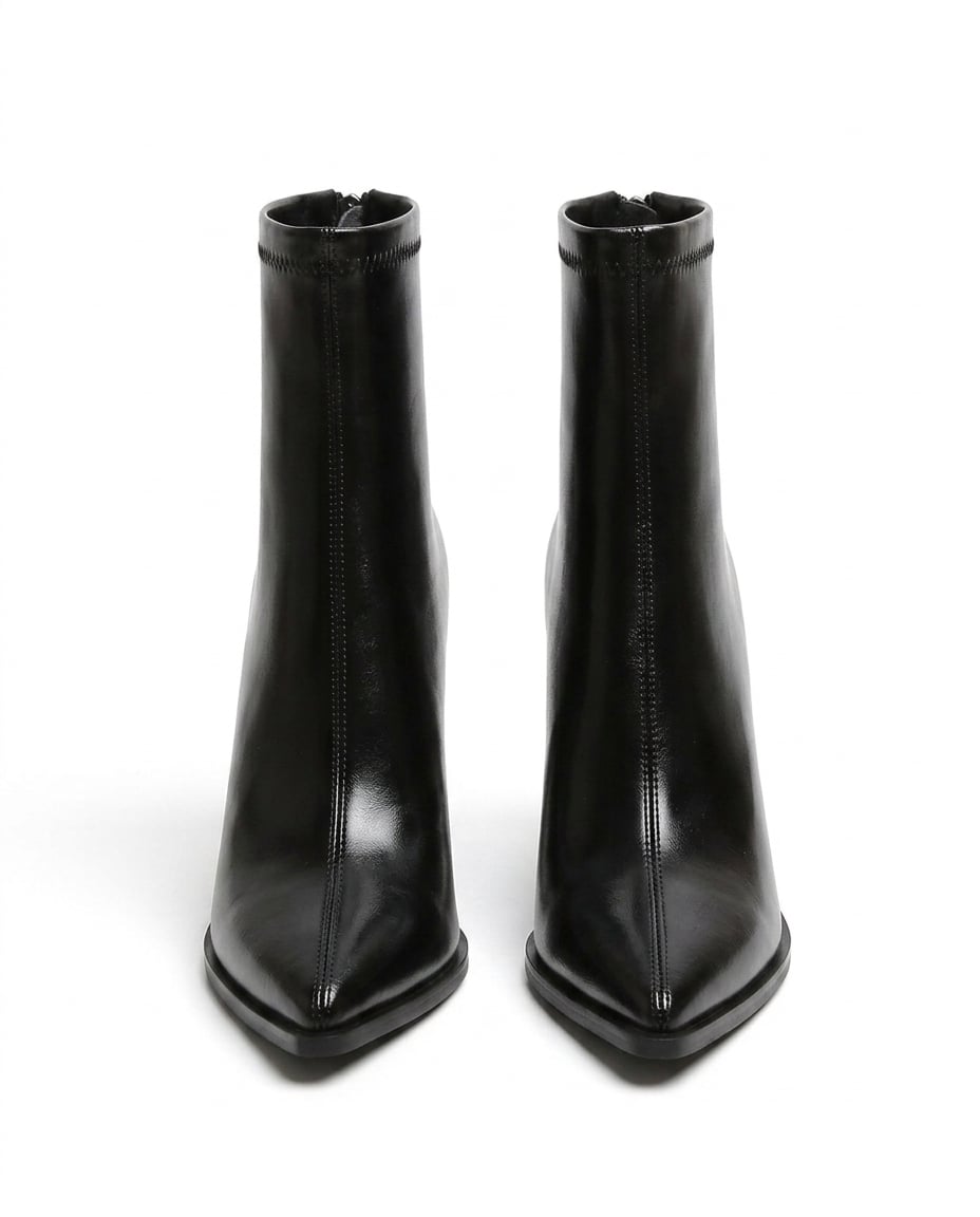 Black ankle boots product photo, white background | Maison Perigee — product